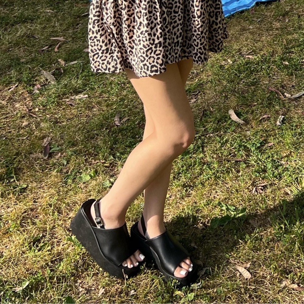 Madden Girl Black Platform Sandals